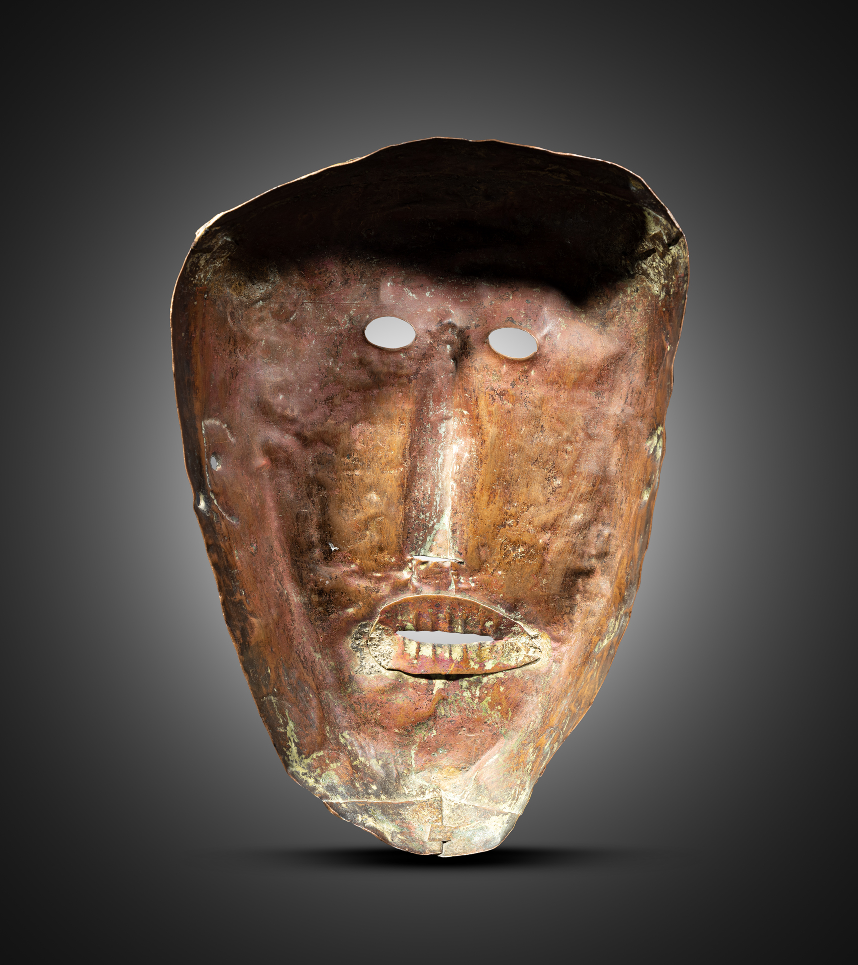 nepal metal shaman mask